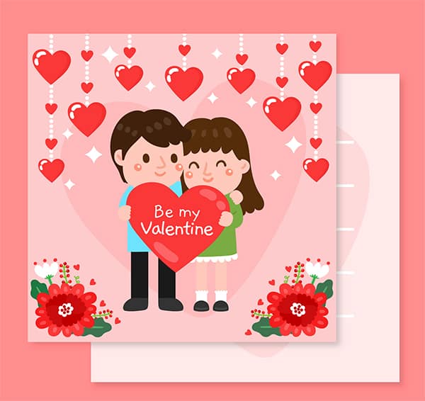 diseño de tarjetas de amor